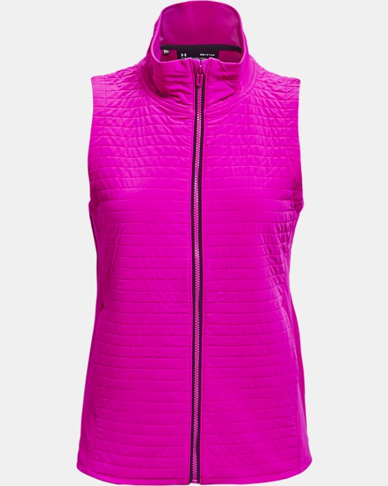 Women's UA Storm Revo Full Zip Vest, Pink, pdpMainDesktop image number 5